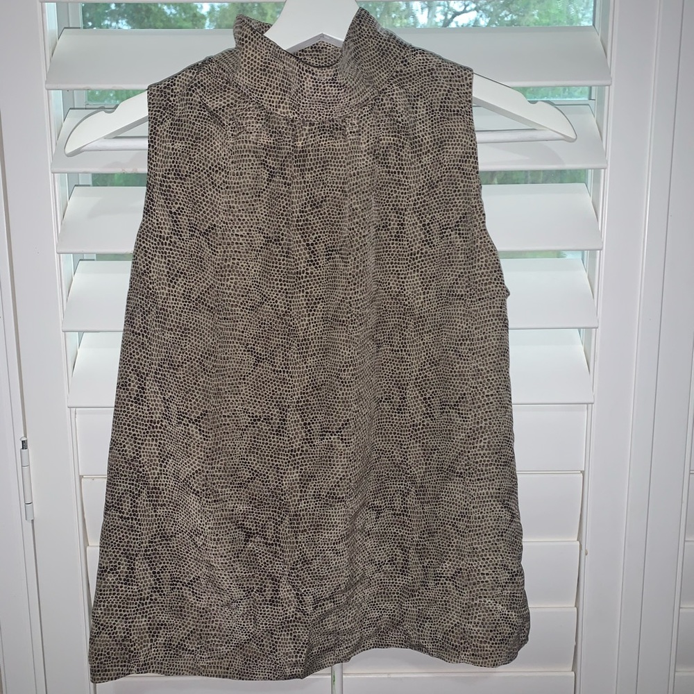 Jones New York silk snake pattern